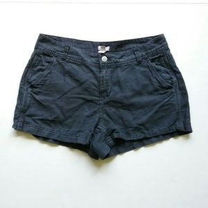 J. Crew Shorts - J Crew Linen Blend Charcoal Black Chino Shorts NWT J. Crew Shorts - J Crew Linen Blend Charcoal Black Chino Shorts NWT
